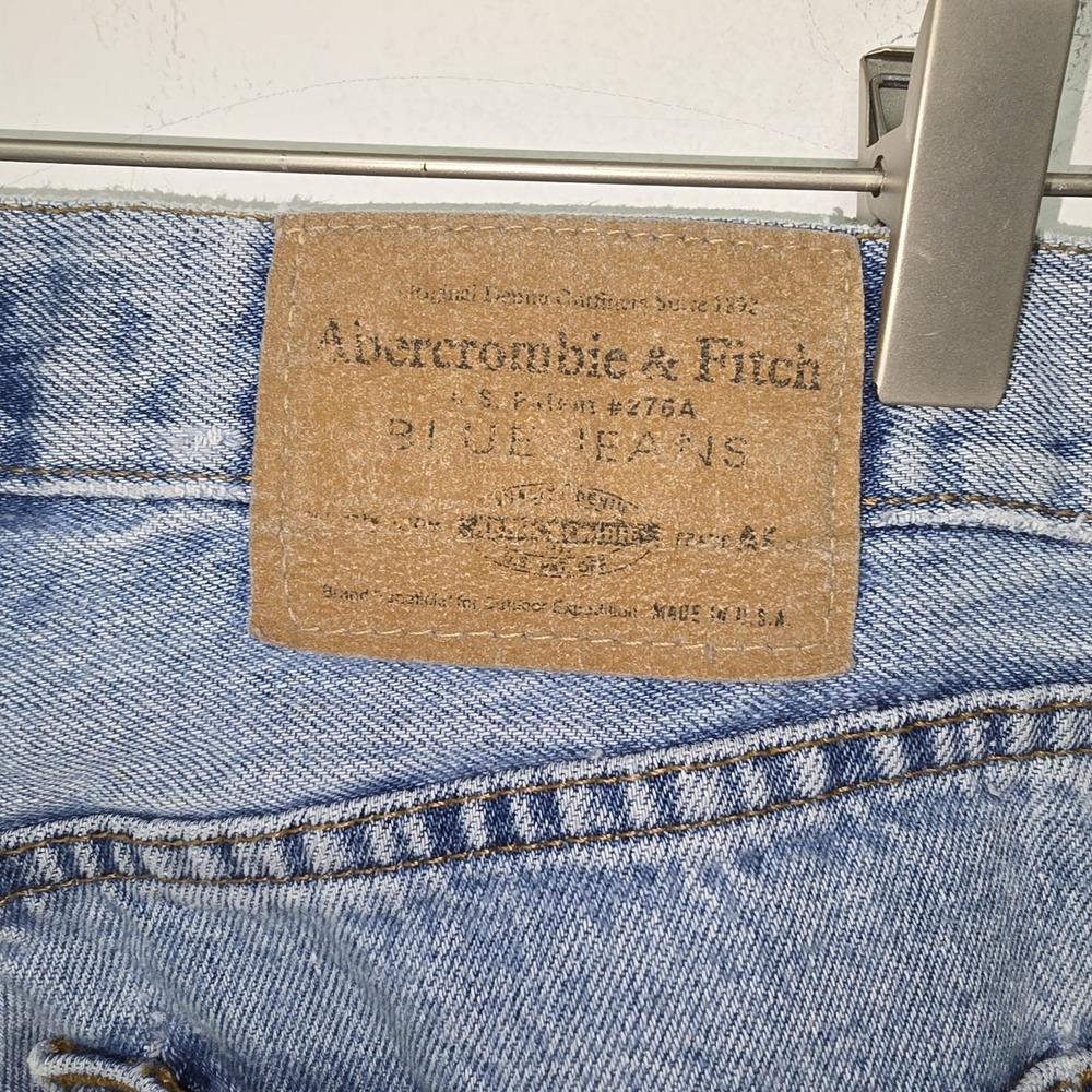 Abercrombie & Fitch Vintage Jeans Size 6 USA Made 5-Pocket Straight Leg Womens - Picture 10 of 13
